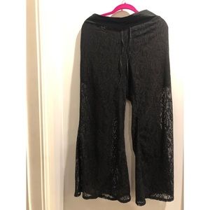 Black Beach Cover Up pants